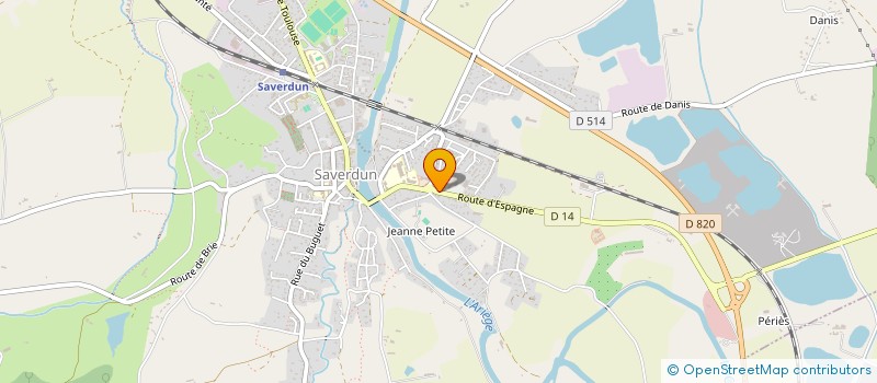 localisation de l'entreprise APIC SECURITE 09 à SAVERDUN