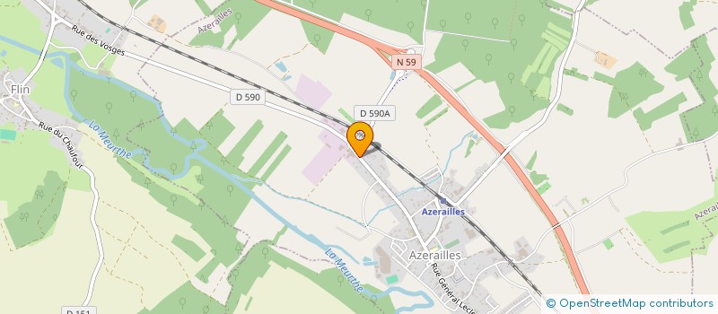 localisation de l'entreprise APICALE  AZERAILLES