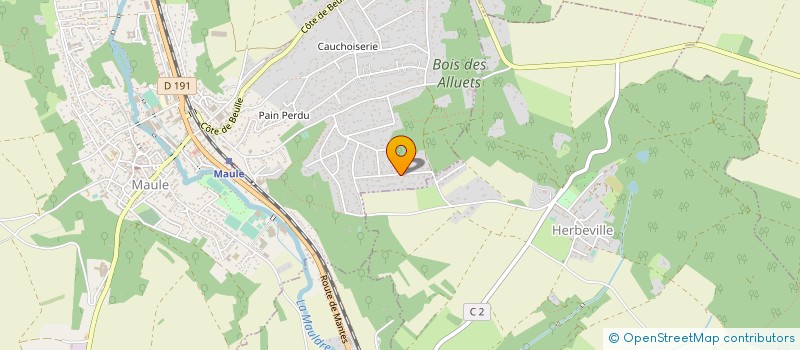 localisation de l'entreprise APICELEC  JUMEAUVILLE