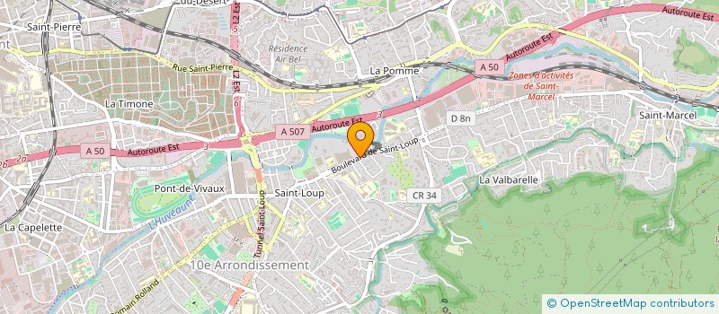 localisation de l'entreprise APICELLA CONSTRUCTION à MARSEILLE