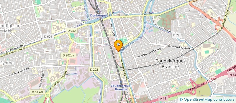 localisation de l'entreprise APICEM à COUDEKERQUE-BRANCHE