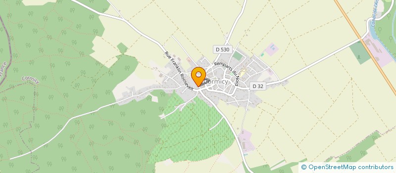 localisation de l'entreprise APICEM CHAMPAGNE ARDENNE  CORMICY