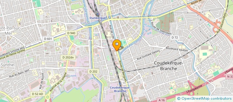 localisation de l'entreprise APICEM DEVELOPPEMENT  COUDEKERQUE-BRANCHE