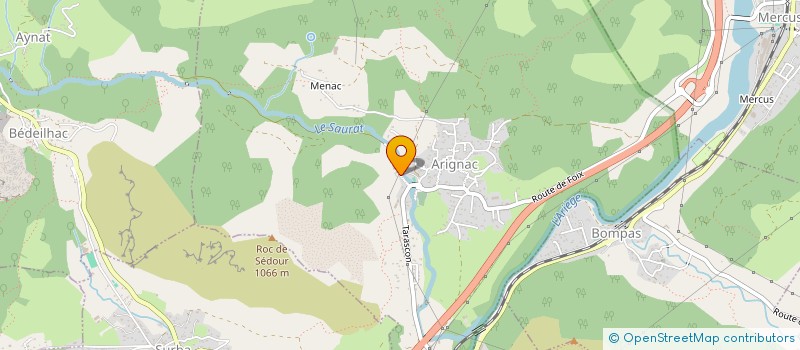 localisation de l'entreprise APICULTEURS COOPERATEURS - APIC à ARIGNAC
