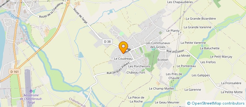 localisation de l'entreprise APICULTEURS DU GRAND CHATELLERAULT à CHATELLERAULT