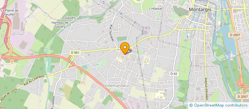 localisation de l'entreprise APICULTURE EN GATINAIS à VILLEMANDEUR