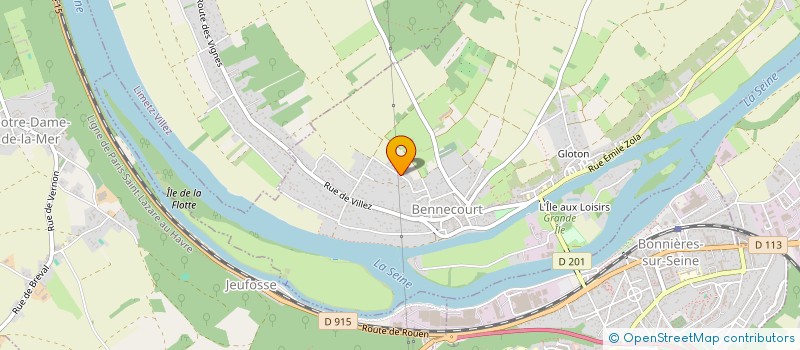 localisation de l'entreprise APICULTURE HORNEGG  BENNECOURT