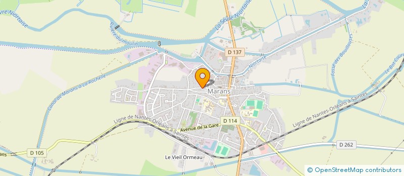 localisation de l'entreprise APID à MARANS