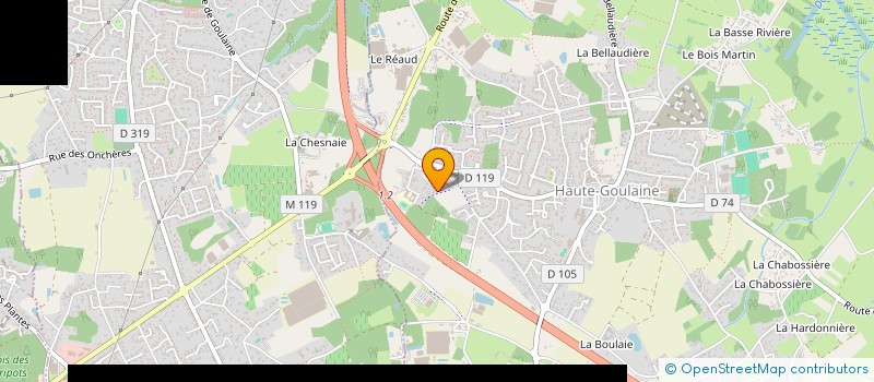 localisation de l'entreprise APIDAE  HAUTE-GOULAINE