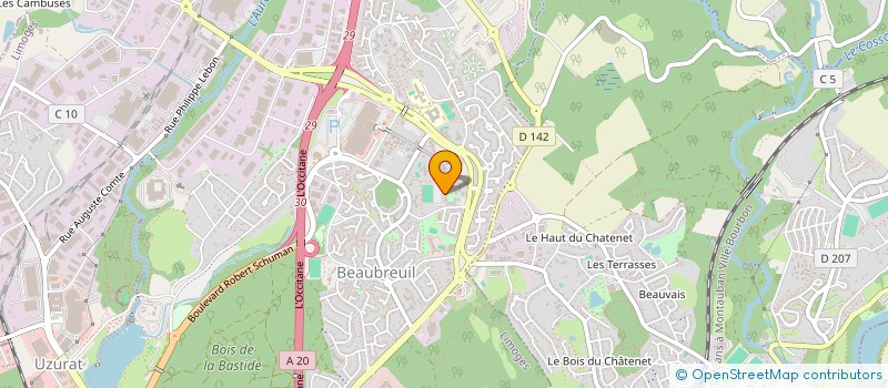 localisation de l'entreprise APIDSR LIMOUSIN SPORTS à LIMOGES