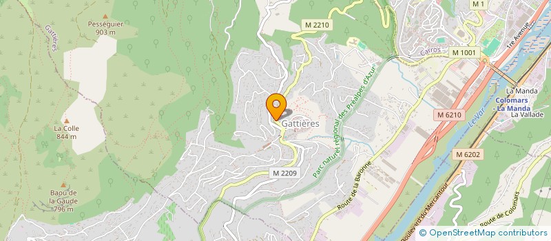 localisation de l'entreprise APIE à GATTIERES