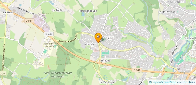 localisation de l'entreprise APIE à LIMOGES