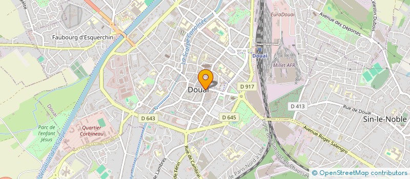 localisation de l'entreprise APIEDS à DOUAI