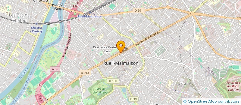 localisation de l'entreprise APIHDEA - FRANCE (ASSOCIATION POUR L'INTEGRATION DES HANDICAPES PAR LE DEVELOPPEMENT ENDOGENE EN AFRIQUE - FRANCE) à RUEIL-MALMAISON