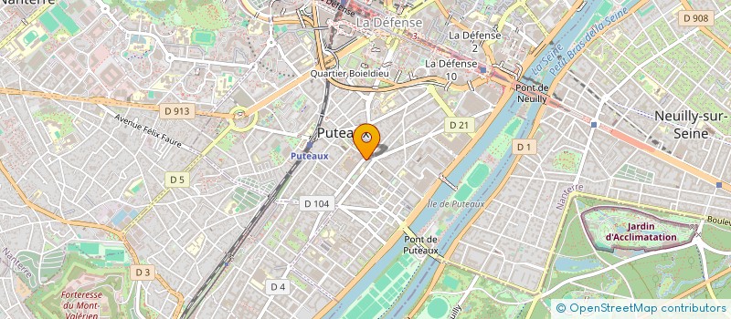 localisation de l'entreprise APII AGENCE PARIS IMPRIMERIE INFORMATIQU à PUTEAUX