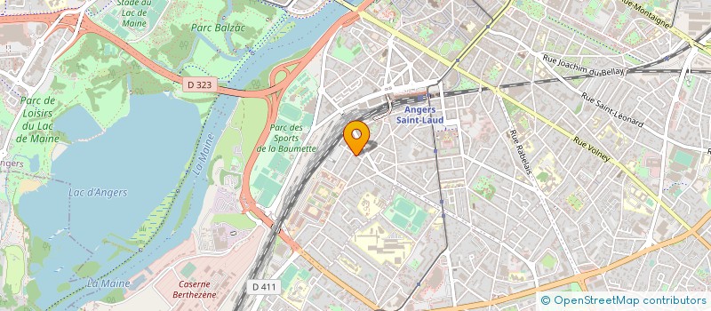 localisation de l'entreprise APIJ PREVENTION INSERTION à ANGERS