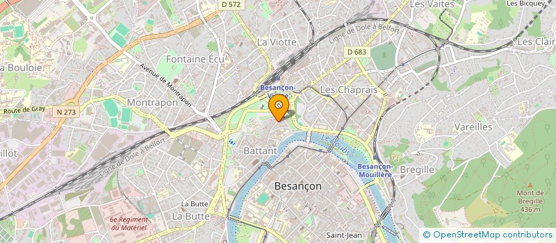 localisation de l'entreprise APIJLYIA à BESANCON