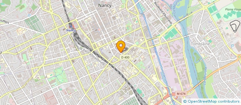 localisation de l'entreprise APIL  NANCY