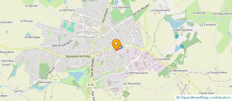 localisation de l'entreprise APILEA à SEVREMOINE
