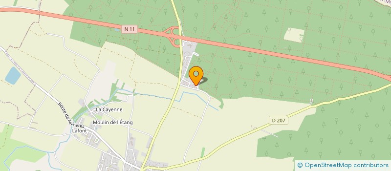 localisation de l'entreprise APILEGA EXP  BENON