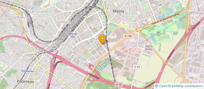 localisation de l'entreprise APILOG AUTOMATION à MASSY