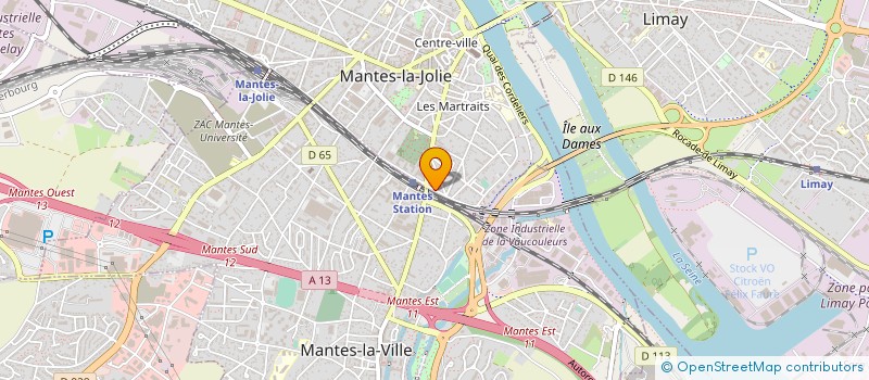 localisation de l'entreprise APILOGIS SOCIETE ANONYME COOPERATIVE D'INTERET COLLECTIF D'HABITATIONS A LOYER MODERE, SOCIETE A CAPITAL VARIABLE  MANTES-LA-JOLIE