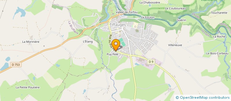 localisation de l'entreprise APILOTI à TIFFAUGES