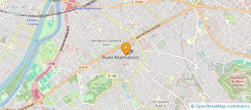 localisation de l'entreprise APIM DIFFUSION à RUEIL-MALMAISON