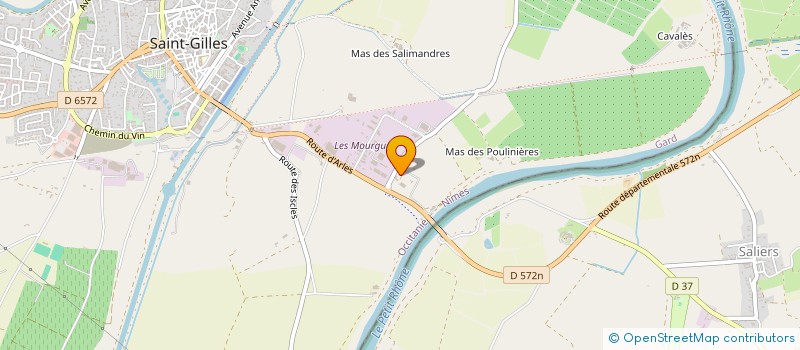 localisation de l'entreprise APIM METAL  SAINT-GILLES