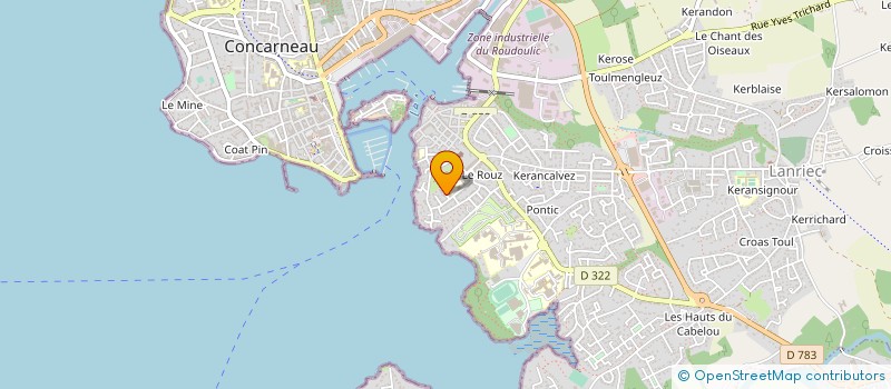 localisation de l'entreprise APIMA JUMP  CONCARNEAU