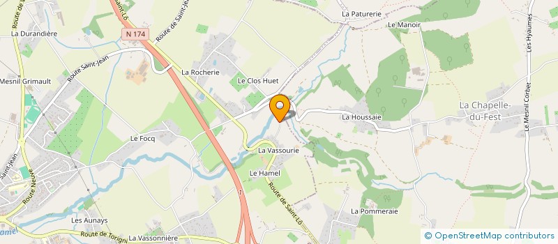 localisation de l'entreprise APIMERVEILLES  CONDE-SUR-VIRE