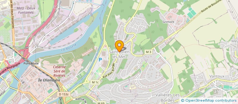 localisation de l'entreprise APIMMO 1 à SAINT-JULIEN-LES-METZ