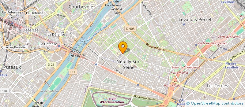 localisation de l'entreprise APIMMO à NEUILLY-SUR-SEINE