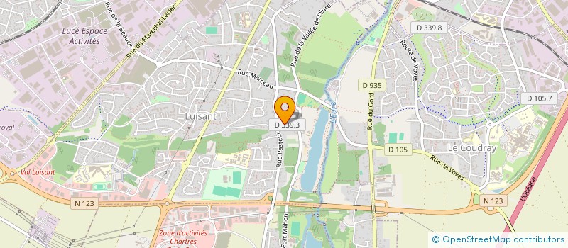 localisation de l'entreprise APIMMO à LUISANT
