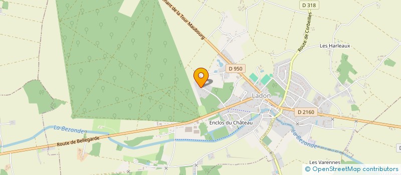 localisation de l'entreprise APIMONDO  LADON