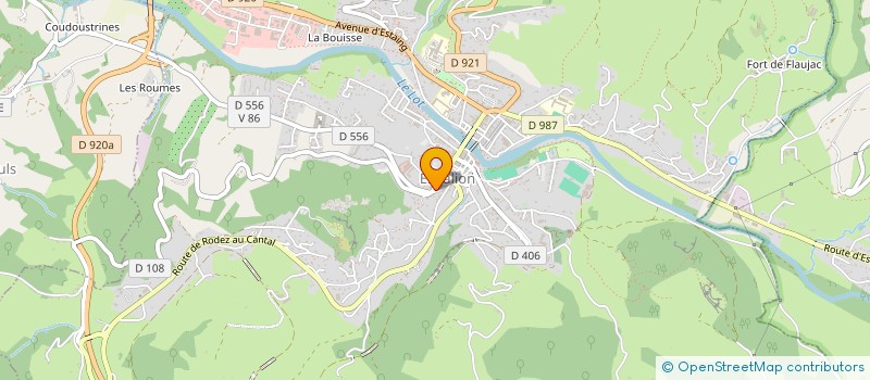 localisation de l'entreprise APINESS à ESPALION