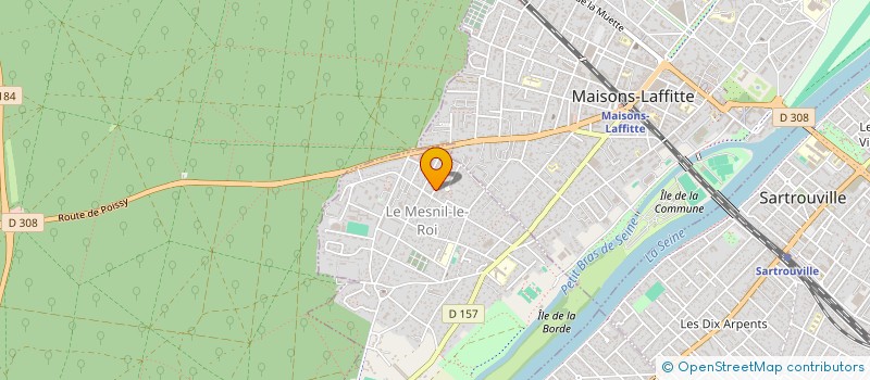 localisation de l'entreprise APINEXIA  LE MESNIL-LE-ROI