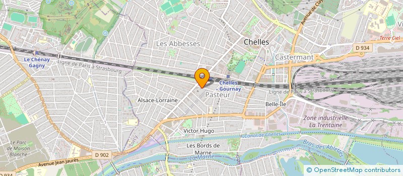 localisation de l'entreprise APINVEST  CHELLES