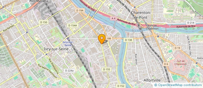localisation de l'entreprise APIPS SECURITE  IVRY-SUR-SEINE