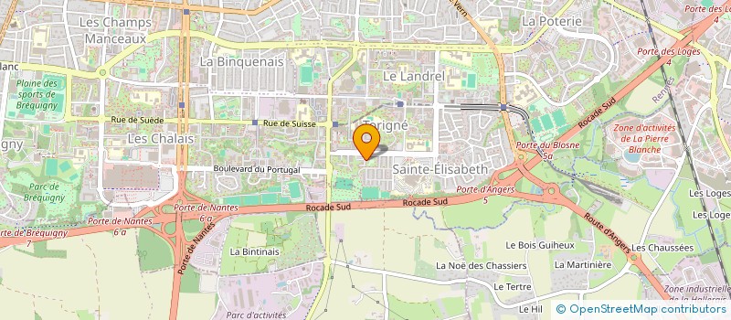 localisation de l'entreprise APIR (ASSOCIATION POUR L'INTEGRATION DES REFUGIES)  RENNES