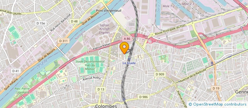 localisation de l'entreprise APIS  COLOMBES
