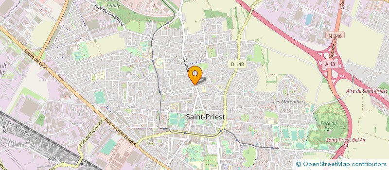 localisation de l'entreprise APIS  SAINT-PRIEST