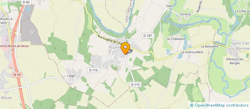 localisation de l'entreprise APIS à PUYREAUX