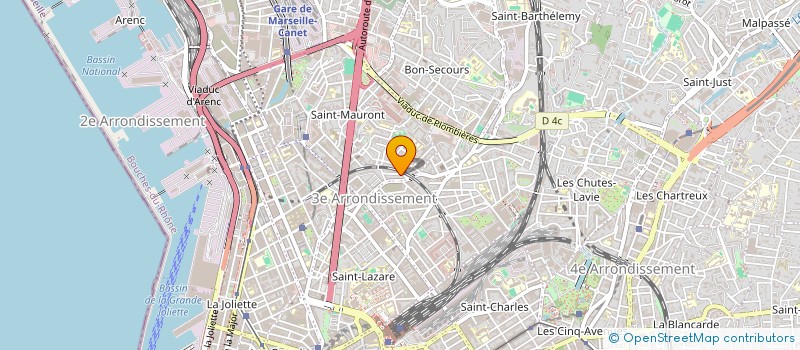 localisation de l'entreprise APIS BATIMENT  MARSEILLE