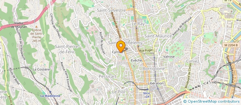 localisation de l'entreprise APIS CAMPUS DE L UNIVERSITE NICE SOPHIA ANTIPOLIS à NICE