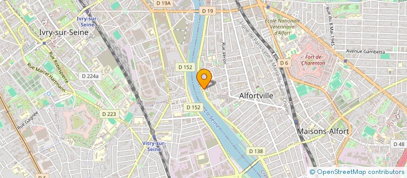 localisation de l'entreprise APIS CONSULTING à ALFORTVILLE