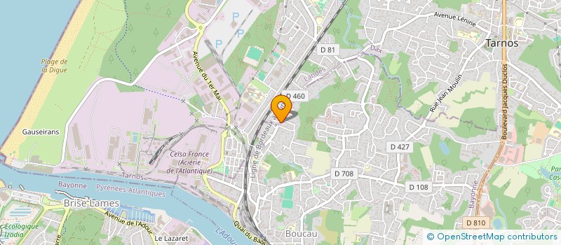 localisation de l'entreprise APIS LANDA  BOUCAU