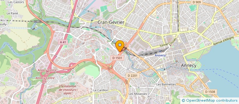 localisation de l'entreprise APIS SENTINELLE à ANNECY