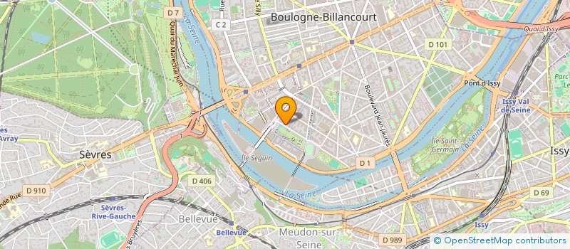 localisation de l'entreprise APIS TEAM à BOULOGNE-BILLANCOURT