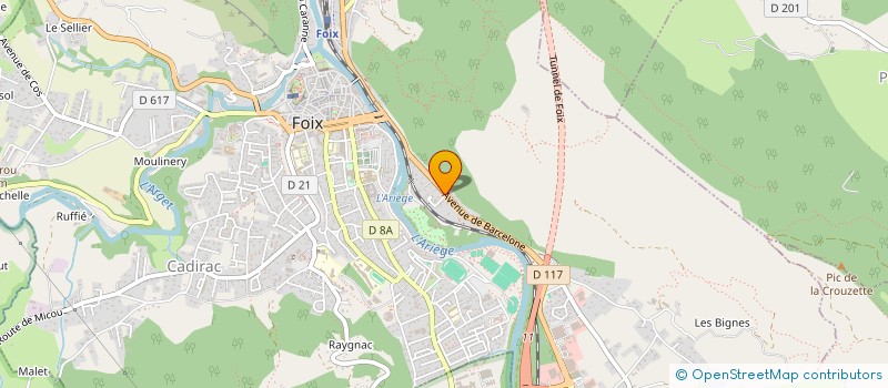 localisation de l'entreprise APIS UNIVERSALIS à FOIX